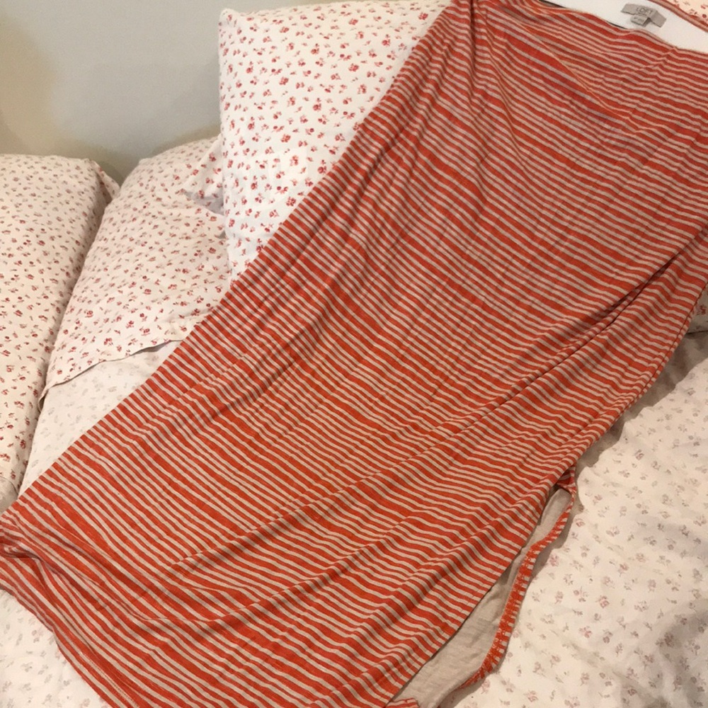 Loft Maxi Striped Skirt